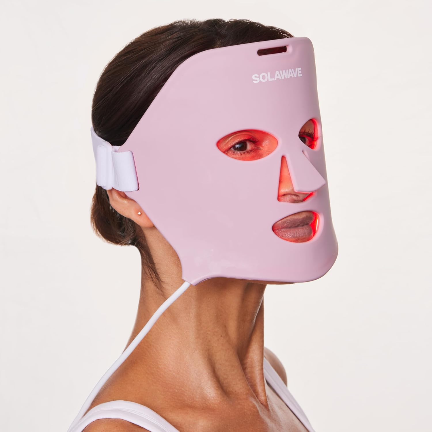 SolaWave Wrinkle Retreat Light Therapy Face Mask | FDA Cleared Red and Infrared Light Mask to Rejuvenate & Firm Skin | 10 Minute Anti-Aging Treatment