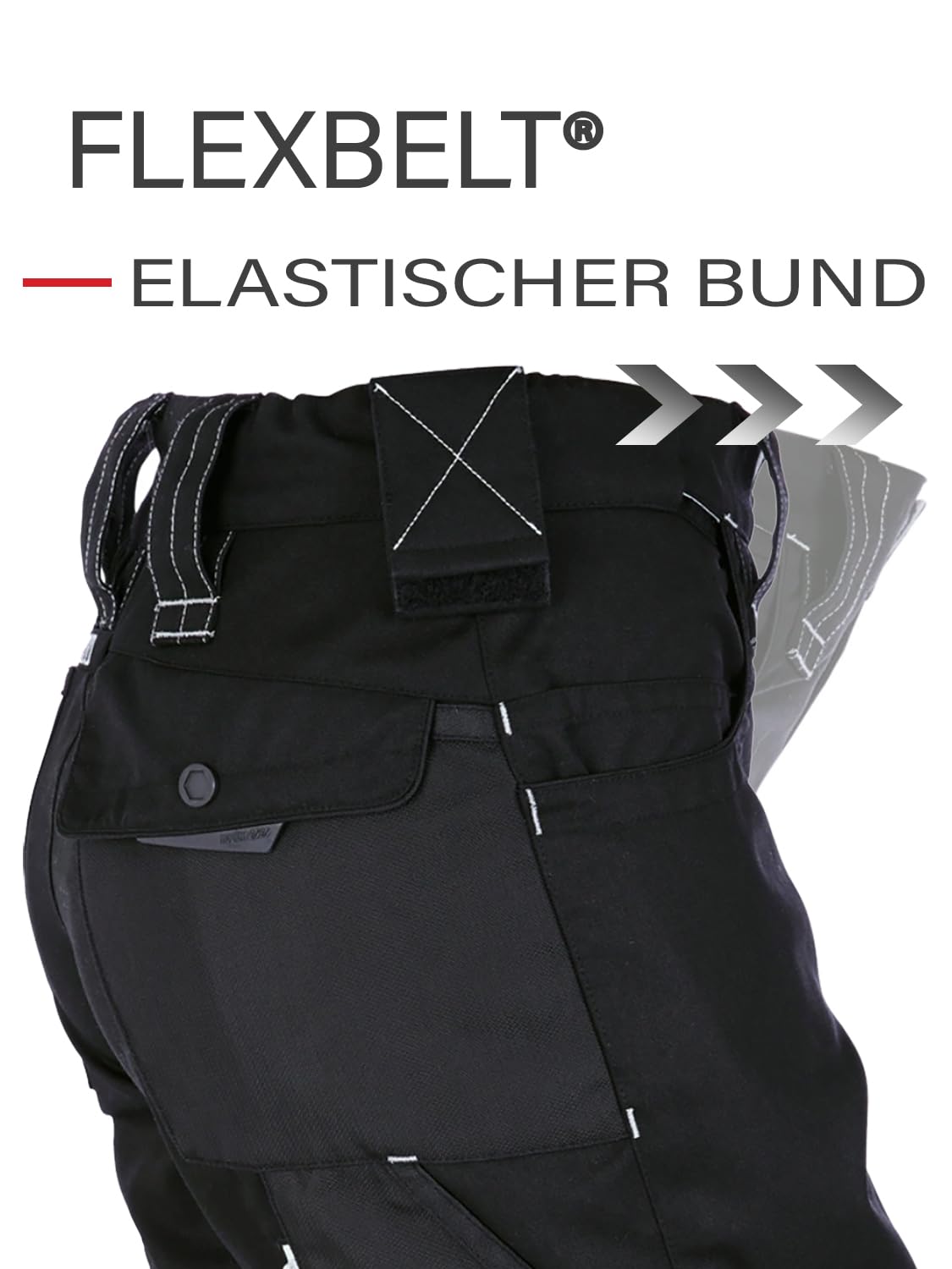 engelbert Strauss 65561 Bundhose e.s.Motion 2020 schwarz/Platin Größe 52