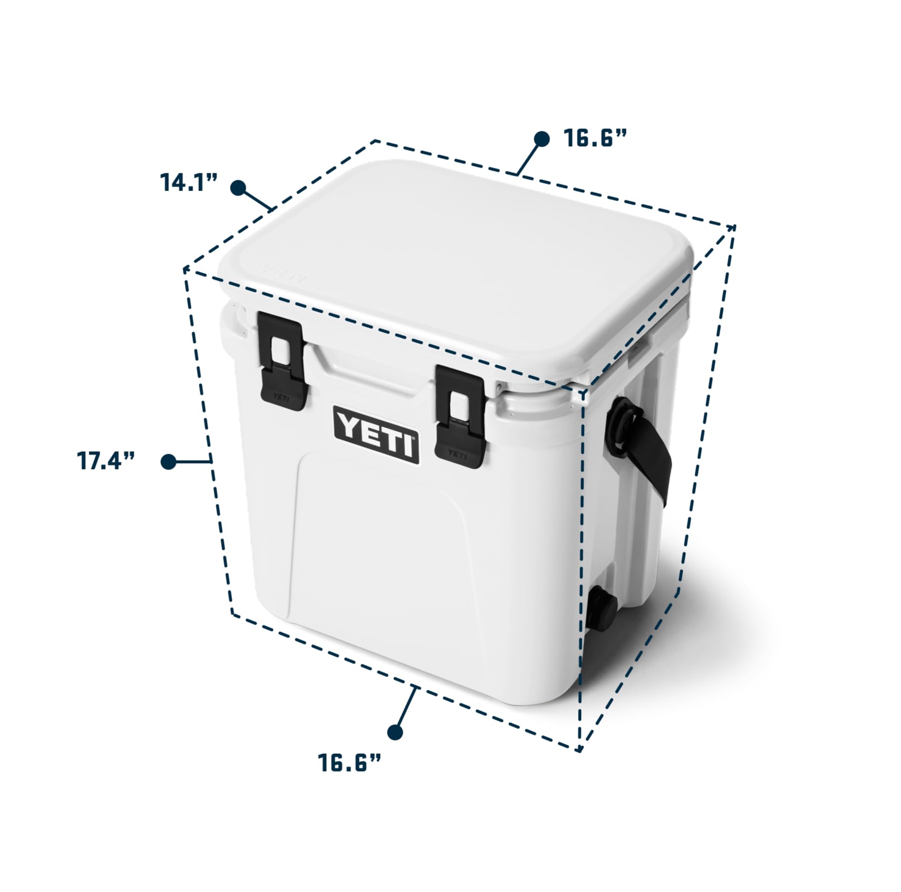 YETI Roadie 24 - Frigorifero portatile con isolamento PermaFrost, adatto per 33 lattine o 11,8 kg di ghiaccio, design alto per bottiglie di vino, compatto da viaggio
