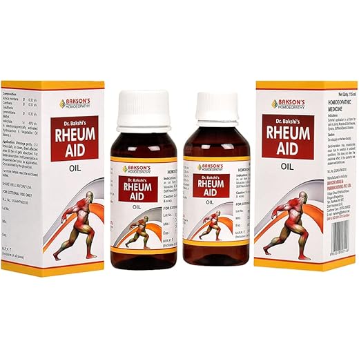 Baksons Rheum Aid Oil 115ml - Pack of 2