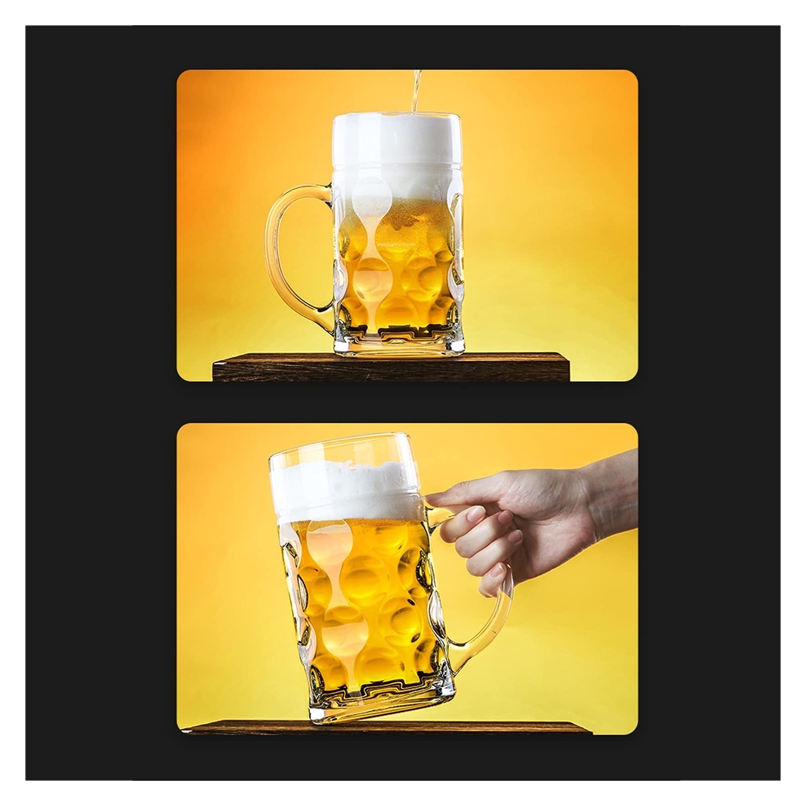 ビールジョッキ Amazon.co.jp: ビールジョッキ ガラス 200ml 大容量 ワイングラス