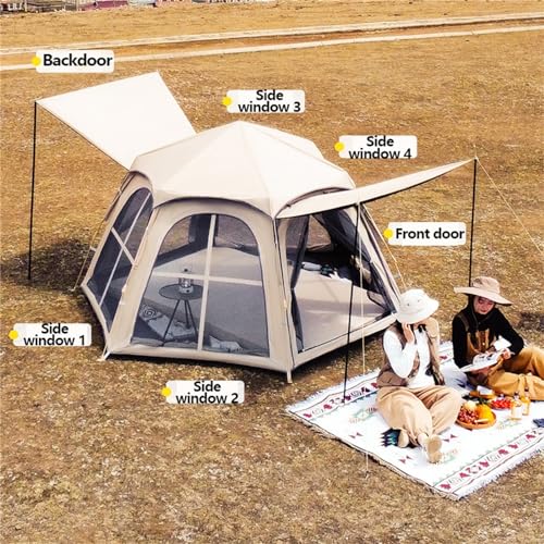 Carpa tipo domo para camping 5-6 personas miniatura 2