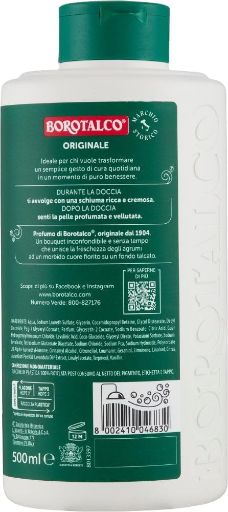 Italian Gourmet Bundle Cremiges Duschbad Originale 12x 500ml + Italian Gourmet Polpa Gratis – Italienisches Duschgel mit klassischem Pflege-Duft, cremiger Badeschaum für Dusche, tägliche Körperpflege