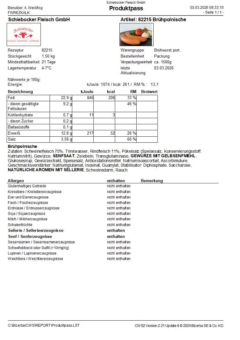 Brühpolnische Wurst mit Kräutern aus Rind und Schwein | als Bratwurst grillen oder wie Bockwurst und Wiener zubereiten | bekannte Imbisswurst 10x 150g