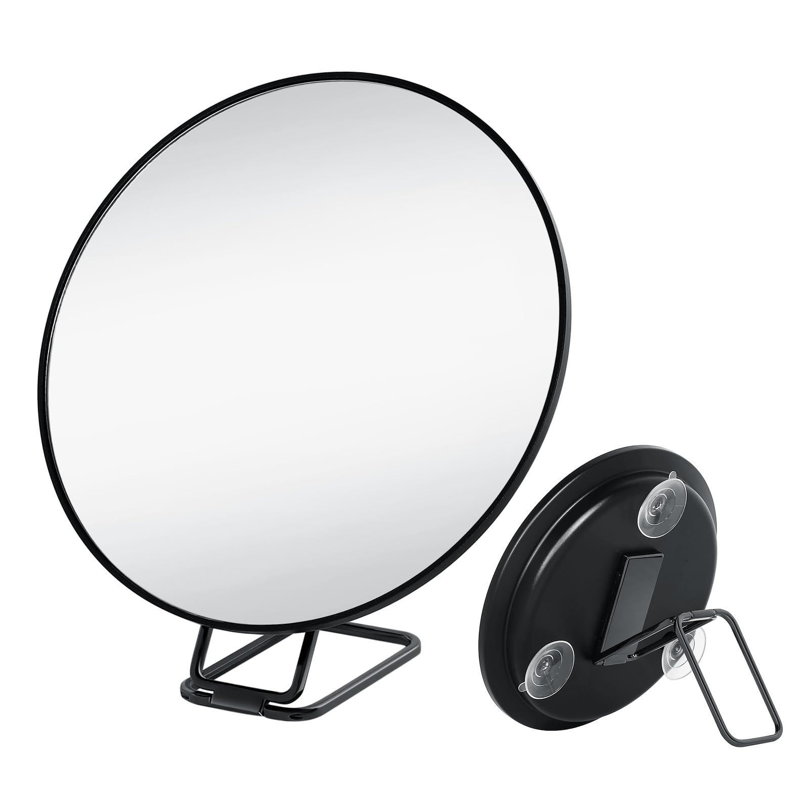 Miroir grossissant x10 de 15 cm à ventouses pour un maquillage de précision sans faille