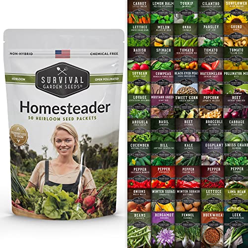 Homesteader's Garden Vegetable Seed Collection for a Resilient Harvest