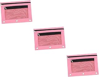 Tofficu 3 Peças Porta-Lápis Suprimentos Anel B5 Pano Liga De Alumínio Destacável Pasta De Pano Oxford Bolsa De Pano Porta-Cartões De Visita Porta-Arquivos Com Venda Porta-Arquivos Blinder