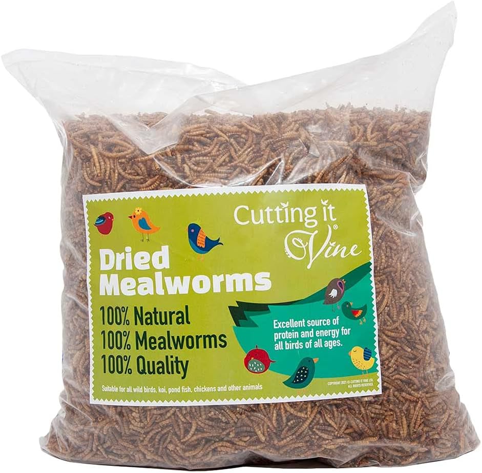 Buy Meal Worms (2kg Bag) Dried Mealworms for Birds, The Ultimate Bird