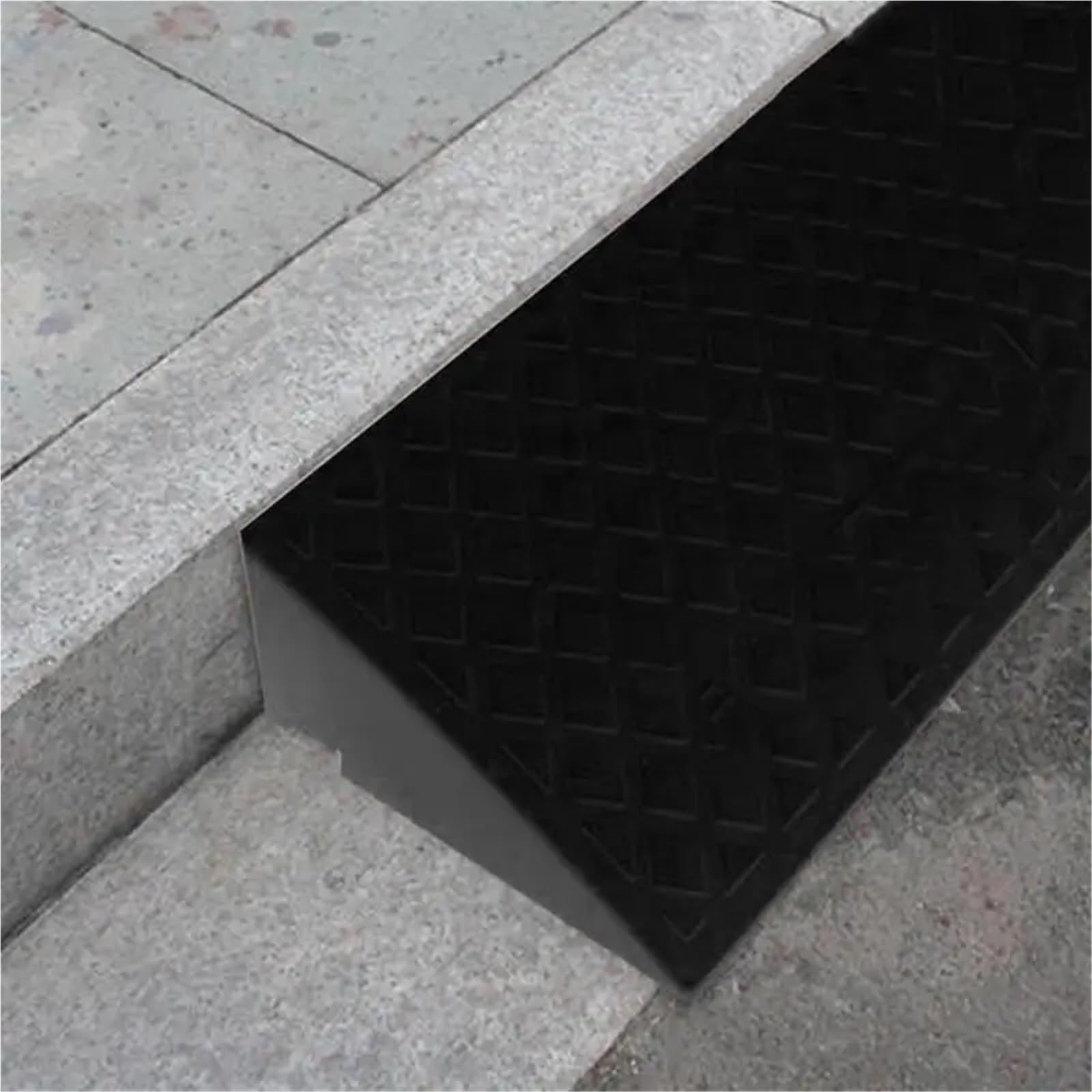 Rampas de Bordillo Rampa de Acceso for Coche, Almohadilla Triangular 3cm y 5cm, Reductor Alta Velocidad, umbral Duradero for Motocicleta automóvil, Goma Resistente para los Pasos(50 * 22 * 5cm)