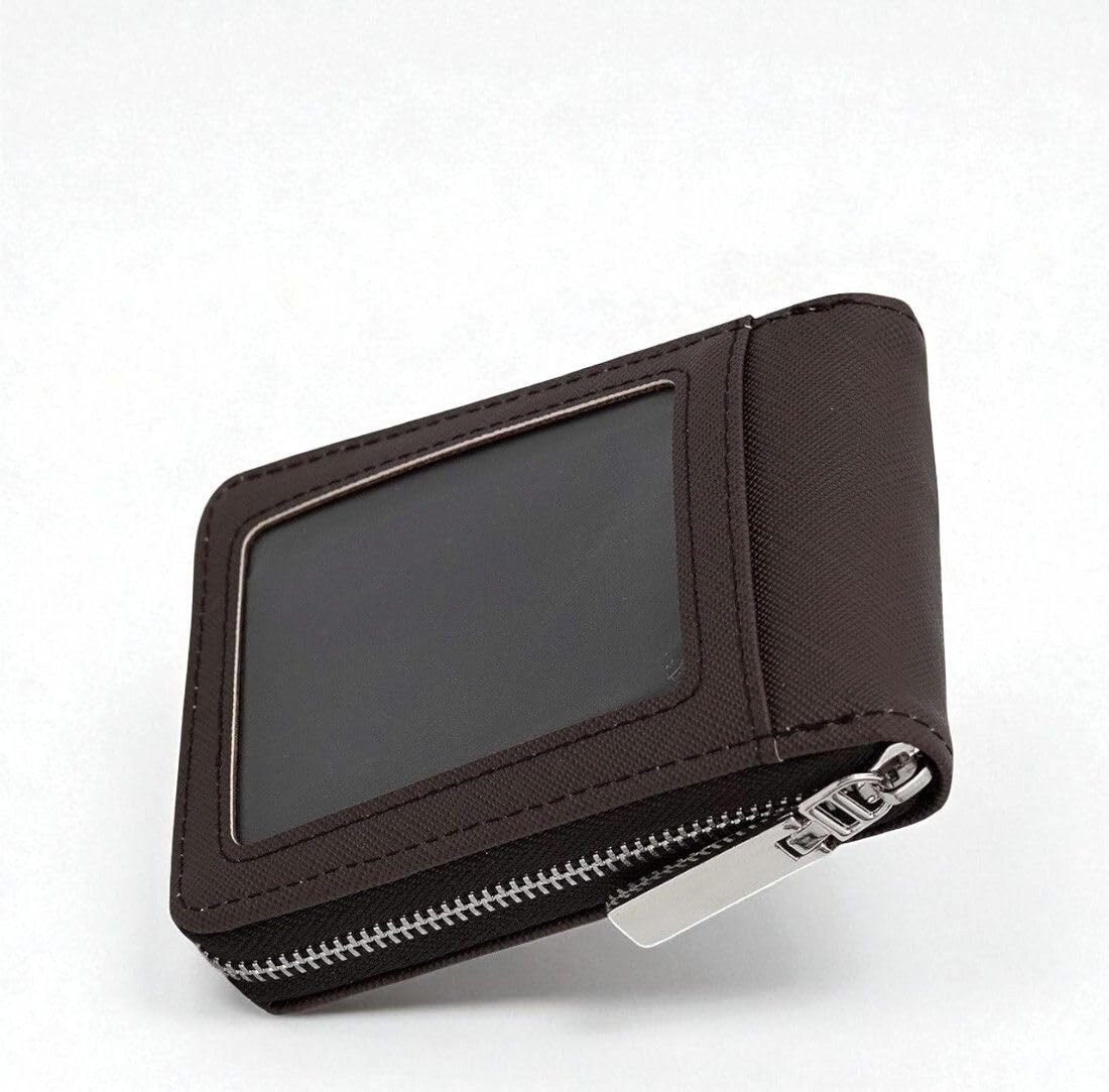 Slim Skinny Fit Card Wallet for Men and Women (SZNHeavyy ID BrownWG33264303)-image-34