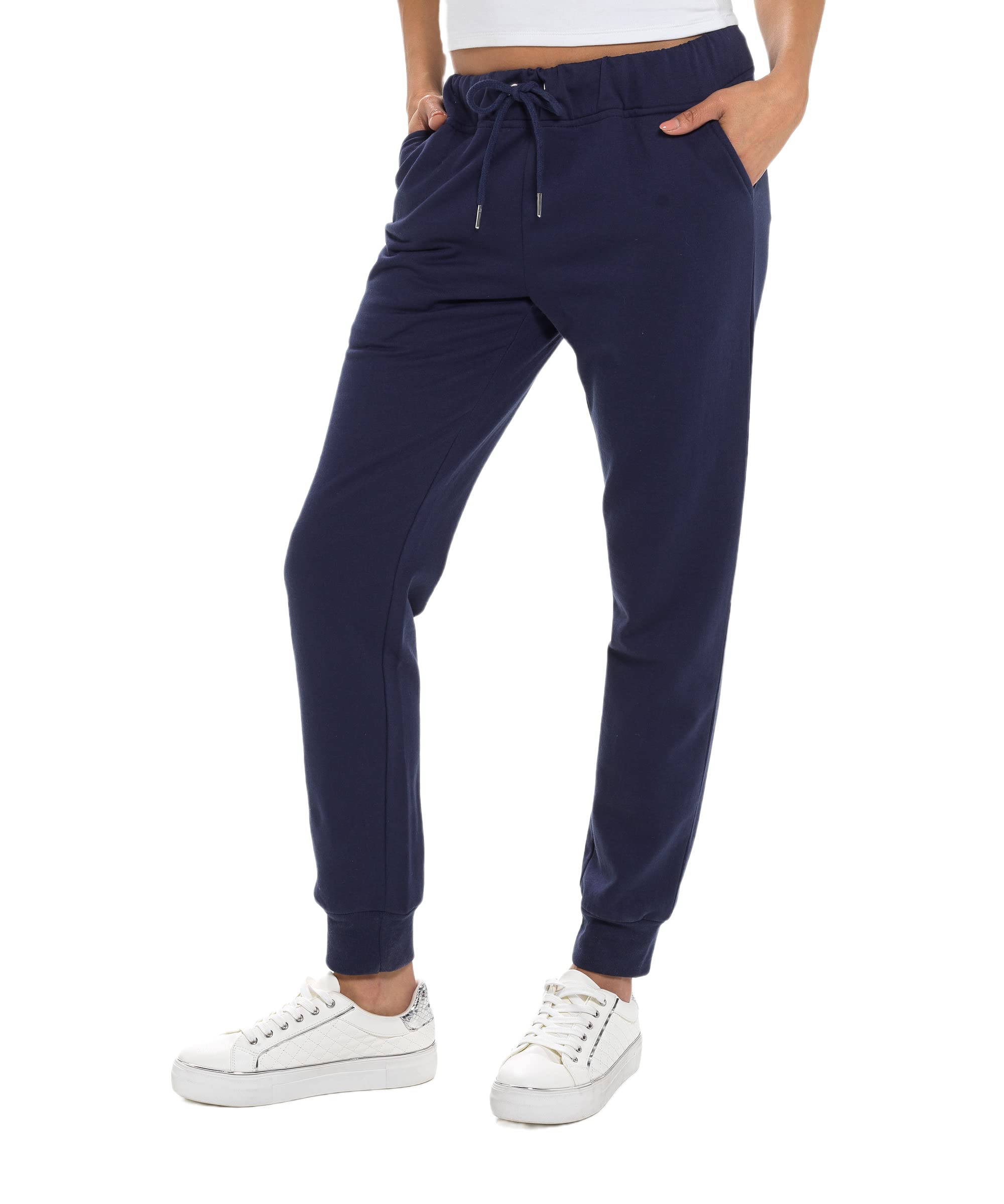 INSIGNIA Ladies Jogging Pants Lounge Trousers (UK, Alpha, L, Regular, Regular, Navy)