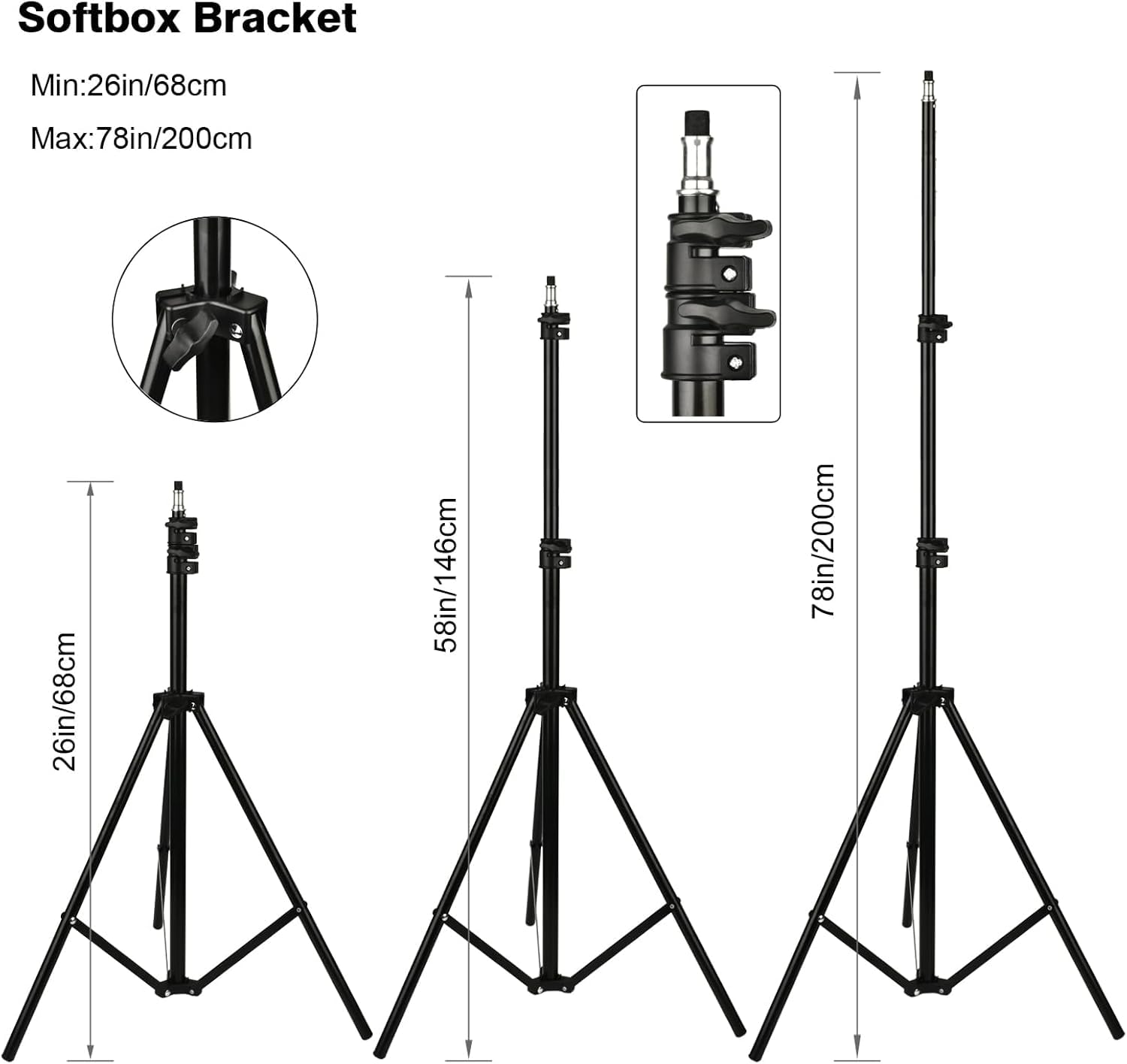 Tiandirenhe Softbox LED Kit, con 85W 2800K-5700K Luz LED de Temperatura de Bicolor, Softbox de 50x70cm, Control Remoto, Kit de Iluminación para Equipo de Estudio Fotográfico (2-Piece Set)