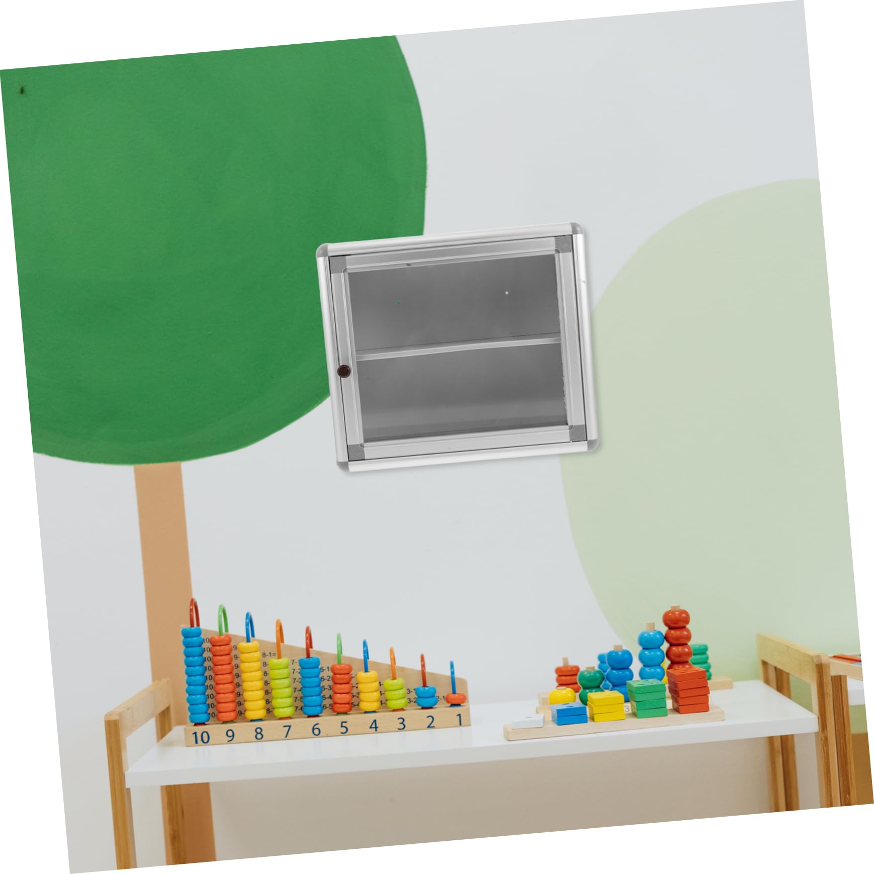 Cabilock Caja Médica Colgante de Metal Pequeña, Organizador de Medicamentos Resistente Intemperie, Montable en Pared, Estuche para Botiquín Casero, Uso en Oficinas y Bancos, Almacenamiento