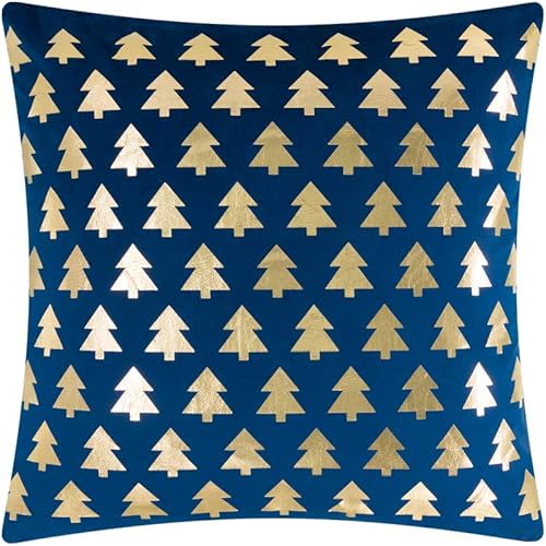 JWH Fundas de almohada decorativas de pino con diseño de árboles de Navidad, funda de almohada de terciopelo, cojín rojo, decoración de sofá, cama, disponible en Yaxa Costa Rica