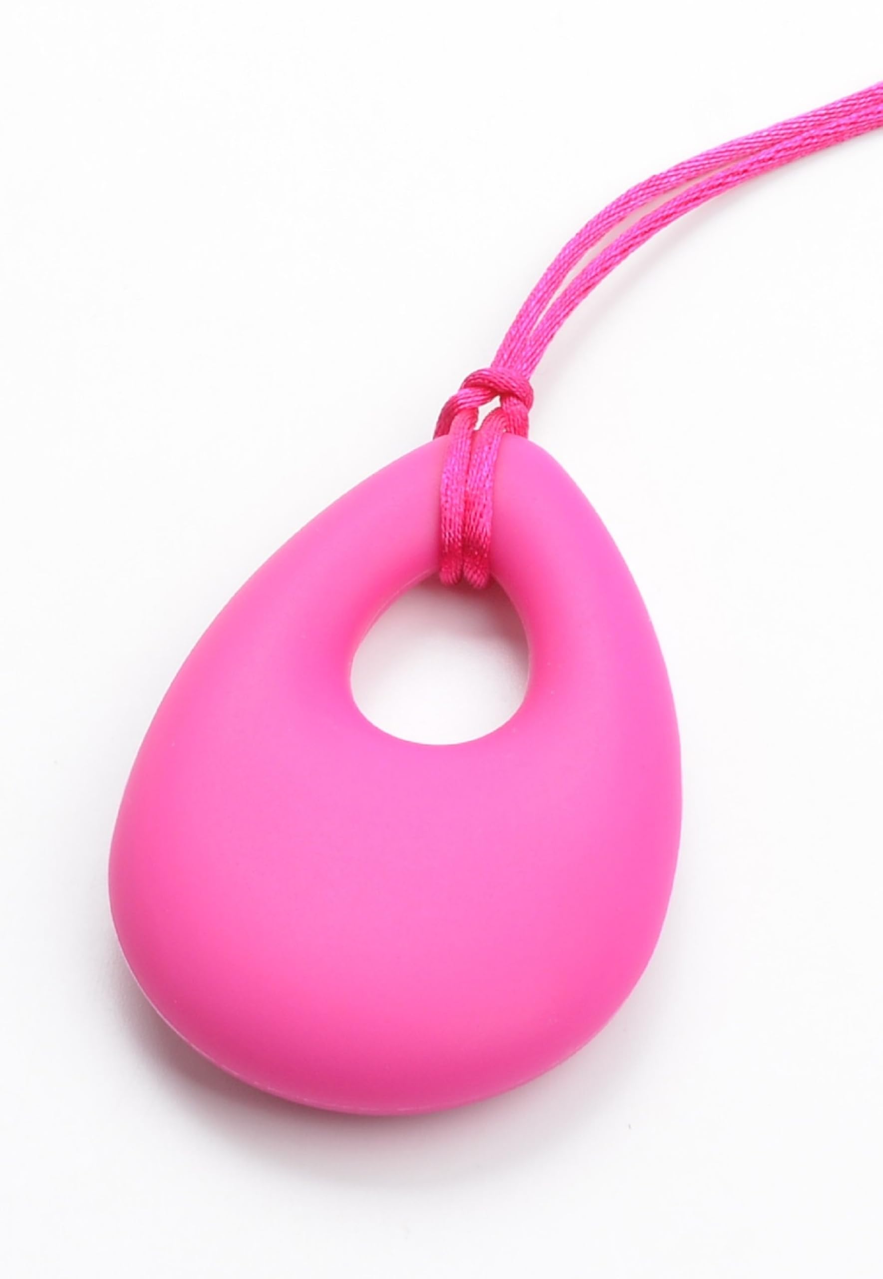 Chew Necklace Chewelry Autism ADHD Biting Sensory Chewy Teens or Adults (Hot Pink) โ image 1