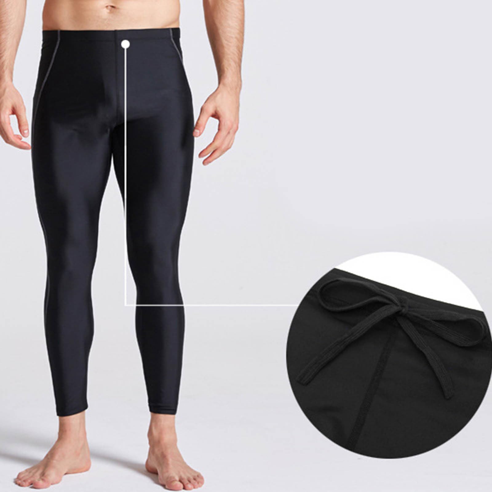 Bañador largo para hombre, snorkeling, buceo, protección UV, secado rápido, pantalones de surf, playa, natación, deportes acuáticos, leggings de neopreno, protección solar, pantalones