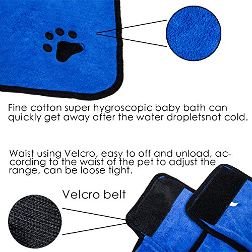 Splink Accappatoio per Cani Asciugamani da Bagno