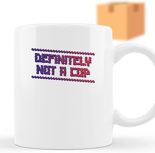Miniatura 1 de Coffee Mug Definitely Not a Cop Police Easy Costume T- 163635