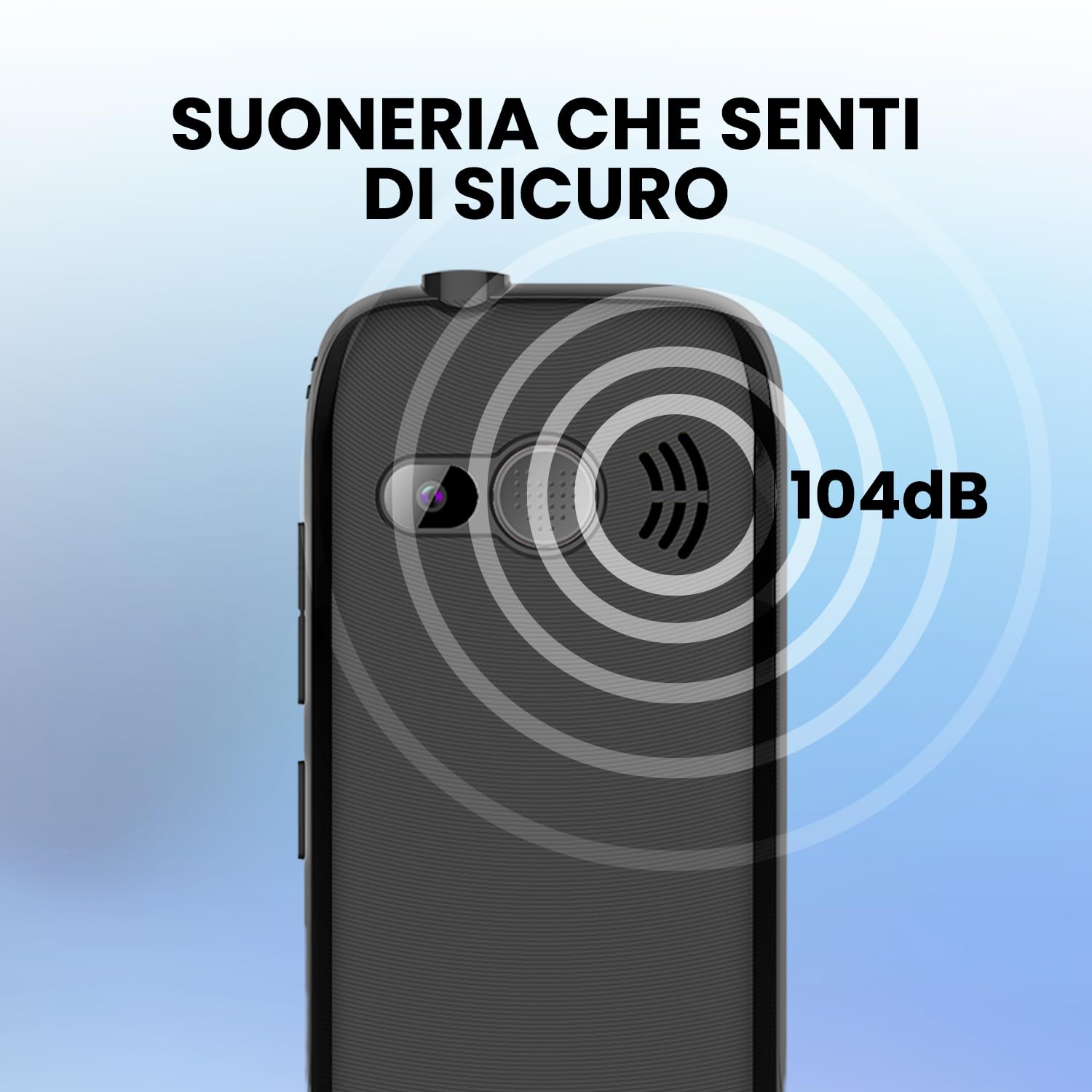 SPC FORTUNE 2 MAX - Cellulare senior, 4G e base di ricarica | Display 2,4" antigraffio, tasti grandi, suoneria 104dB, SOS, ICE e configurazione a distanza