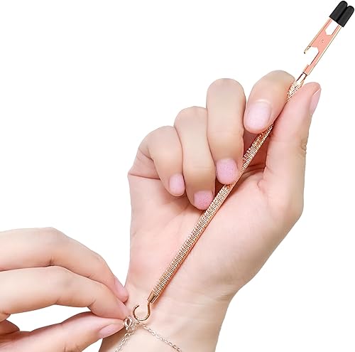 ChangWanna Gancho para herramientas de pulsera, bonito ayudante de pulsera para ponerte a ti mismo, ayuda de ayuda fácil de usar joyas, pulsera de