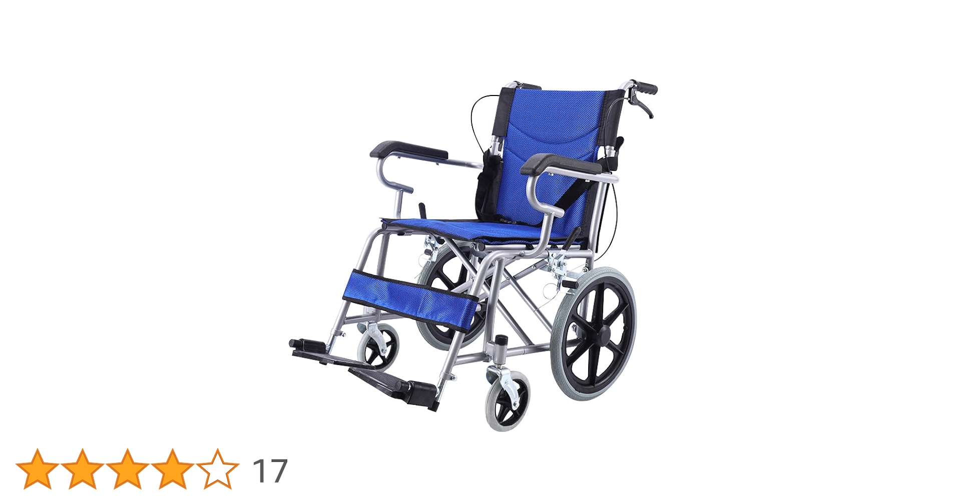 Amazon | ESLUVE 介助型車椅子 車いす 折り畳み式 軽い車椅子 簡易