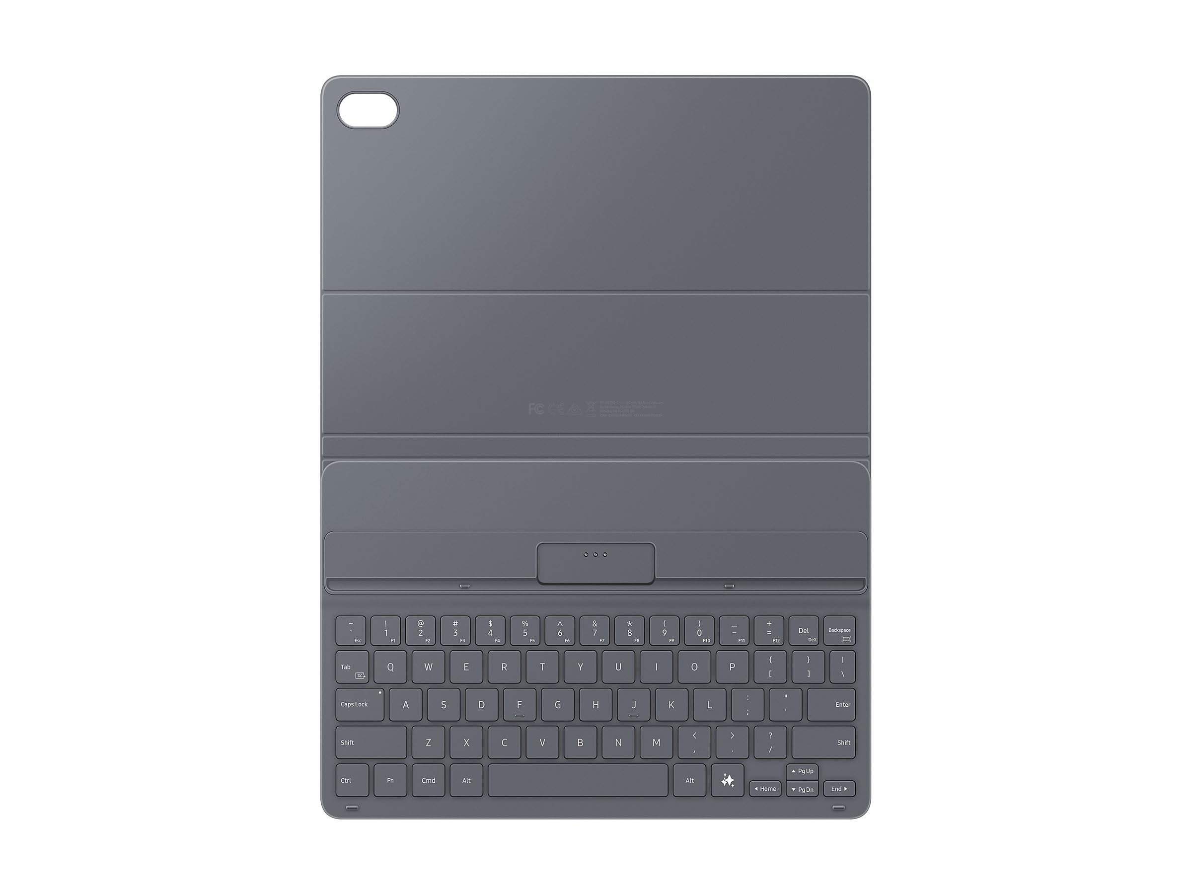 Samsung Book Cover Keyboard Slim EF-DX730 per Galaxy Tab S11 con tastiera QWERTZ e tasto AI, custodia per tablet, design sottile, nero