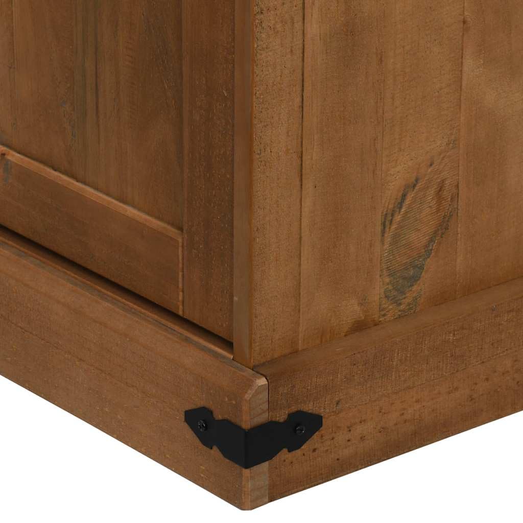 Centres de divertissement et meuble TV - Meuble TV Halden 2 portes coulissantes - 150 x 40 x 60 cm - Bois massif