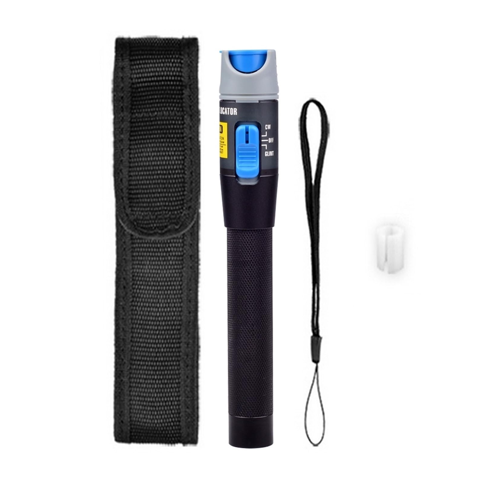 Dikkac 20Mw Pen Fiber Optic Cable Tester, 15 In 1 Ftth Fiber Optic Cable Tester Tool Kit, Optical Power Meter Opm -70-+10Dbm Visual Fault Locator, 10/20/30Mw Vfl Pen(20Mw Pen)