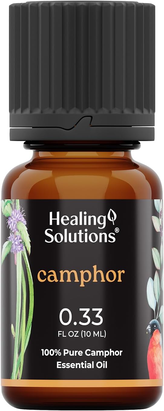 Healing Solutions Camphor Essential Oil - 0.33 Fluid Ounces