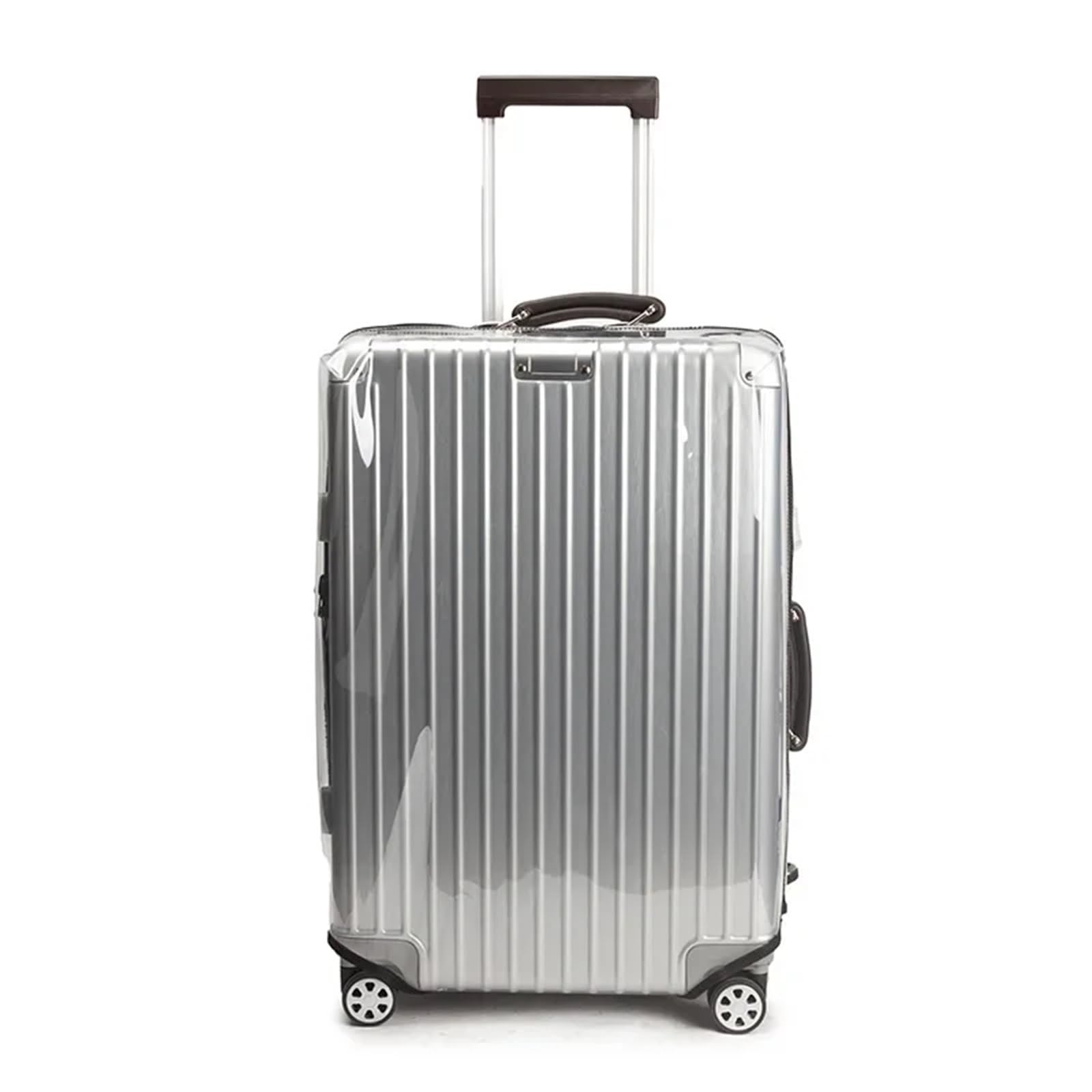 Cubierta de Equipaje Funda Transparente Universal con Cremallera, Protector de Maleta, Cubierta de Equipaje Habitual, 22 "24" 26 "28" 30 "de Espesor, Accesorios de Viaje de PVC(26inch)
