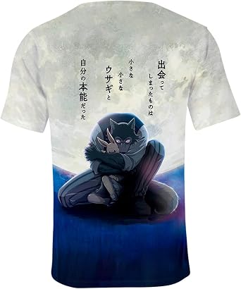 ISaikoy Anime BEASTARS T-Shirt Legoshi Short Sleeve Tee Shirt Costume Sweatshirt