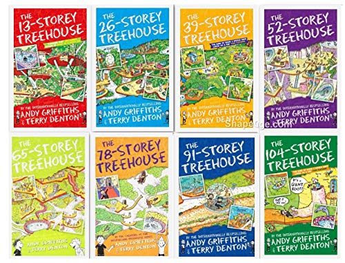 The Treehouse Series 8 Books Collection Set By Andy Griffiths