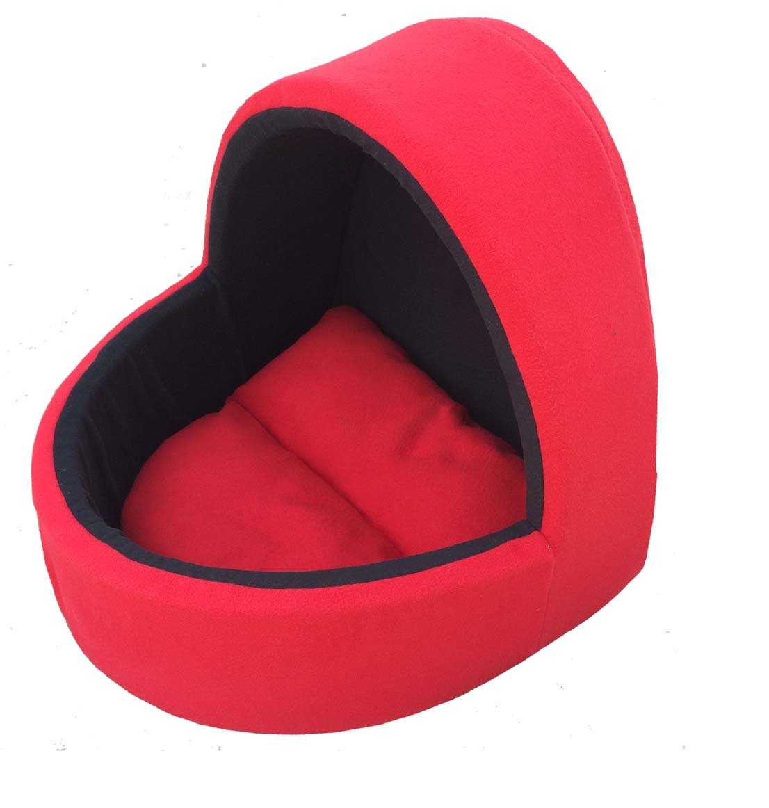 Fluffys Luxurious Soft Foam Red & Black Dog/Cat Bed Cave Style(Export Quality) (M, Red) (B01CO2WRRU) Amazon Price History, Amazon Price Tracker