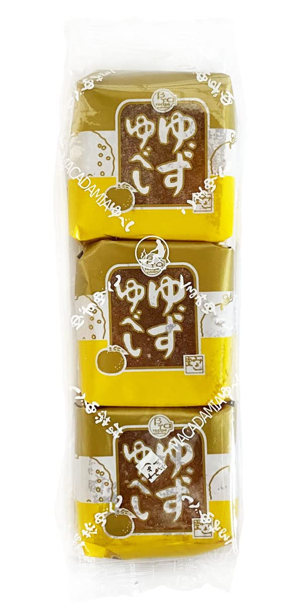 Amazon | 【みよし堂公式】ゆずゆべし3個入り袋 和菓子 東北菓子