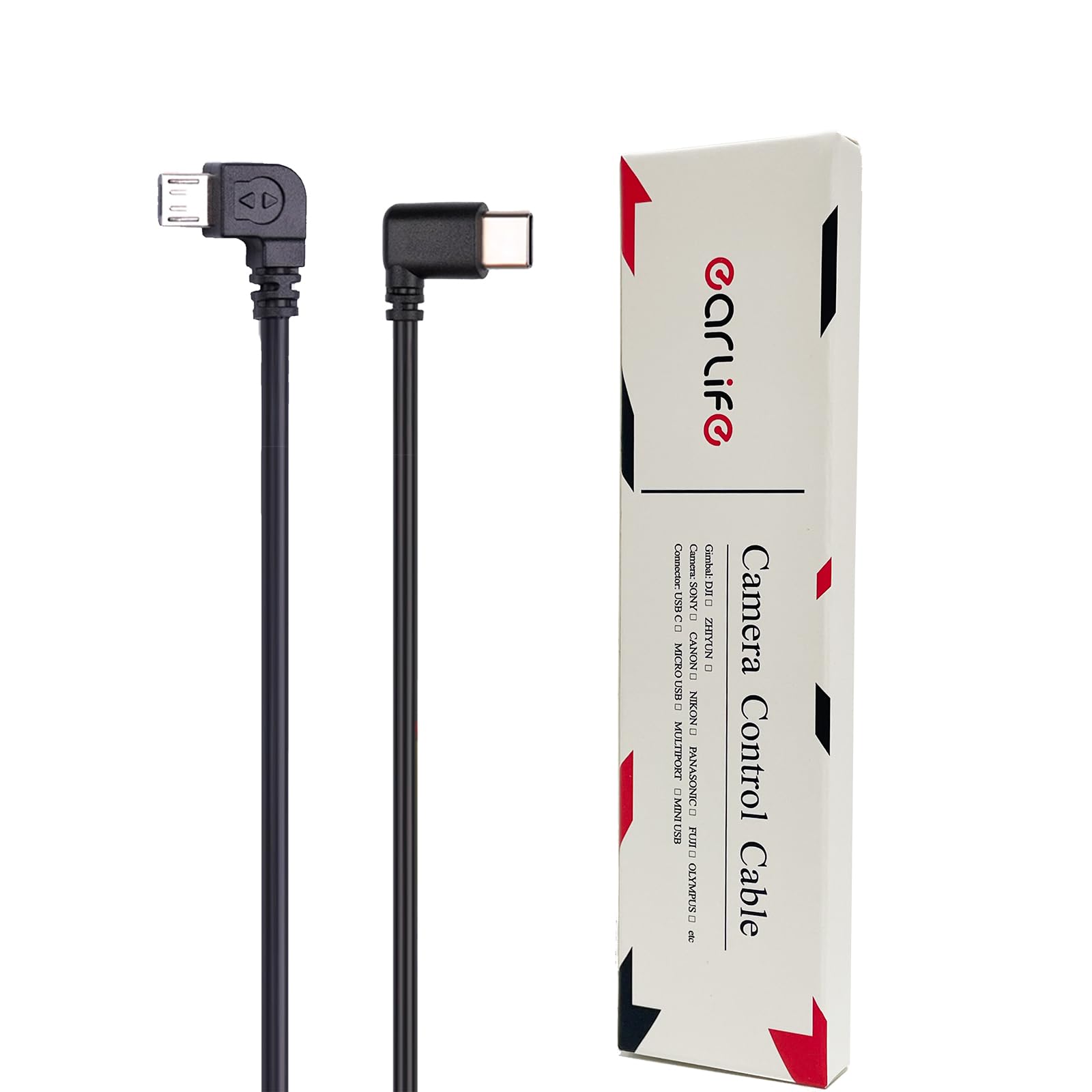 Cavo di controllo per stabilizzatore cardanico da micro USB a tipo C, per Zhiyun Crane 2/Weebill S/Weebill Lab, compatibile con Canon, Sony, Panasonic, Nikon, Fuji, Olympus, ZCAM, BMPCC, Sigma