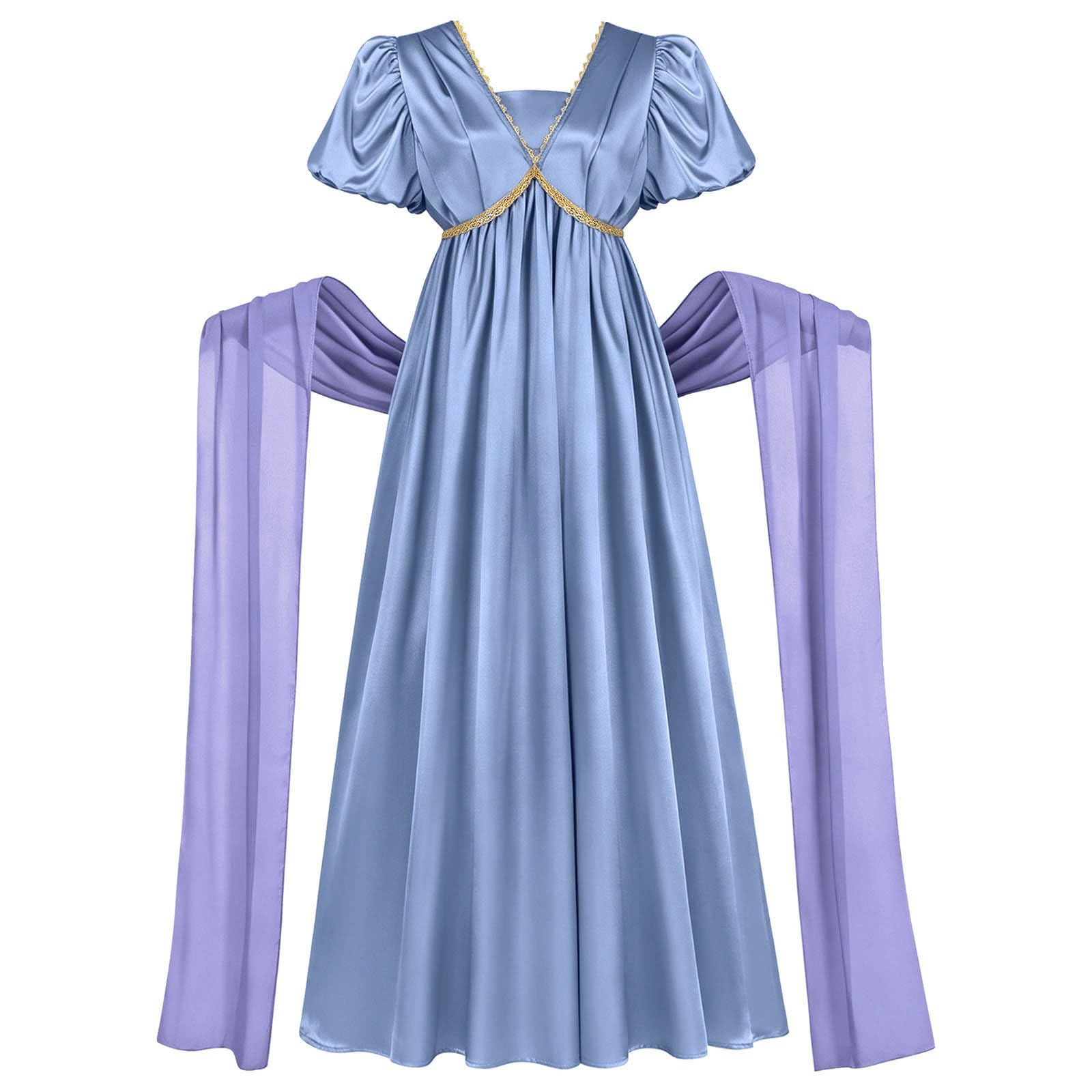 Elegante Abito da Sera Medievale per Corte, spettacoli teatrali e Cosplay.