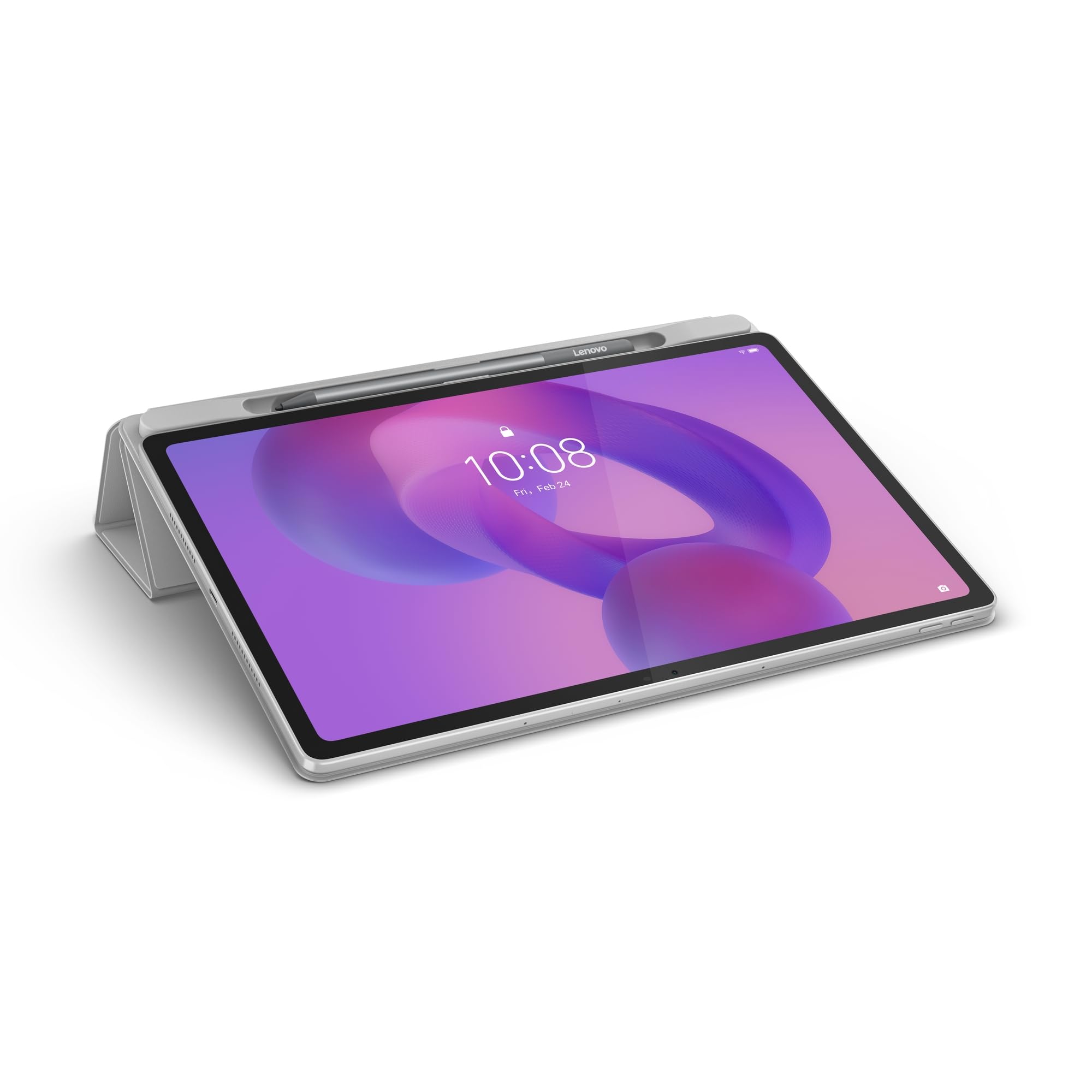 Lenovo Idea Tab Plus, 2.5K da 12.1" 90Hz, Processore Mediatek Dimenity 6400, RAM 8GB, Memoria 256GB, WiFi 5, Tablet Android 15, Lenovo Tab Pen inclusa - Cloud Grey