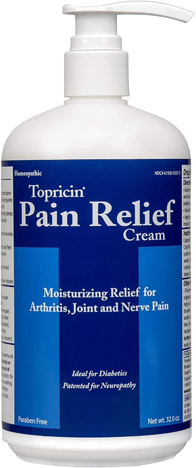 Buy Topricin Pain Relief Cream 32 oz and Fibro Pain Relieving Cream 3