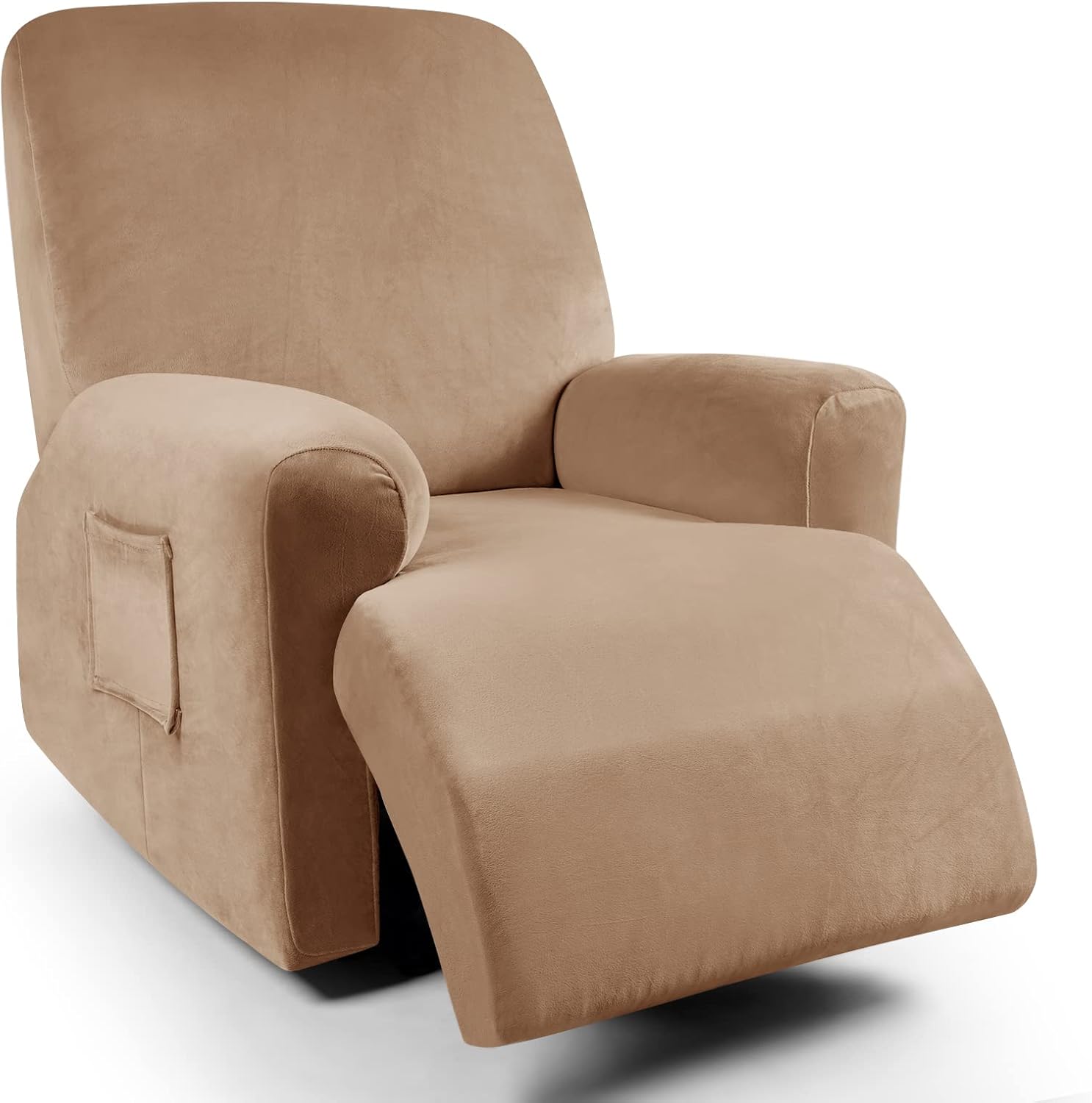 Recliner Chair Cover, Velvet Stretch Reclining Sofa Covers for