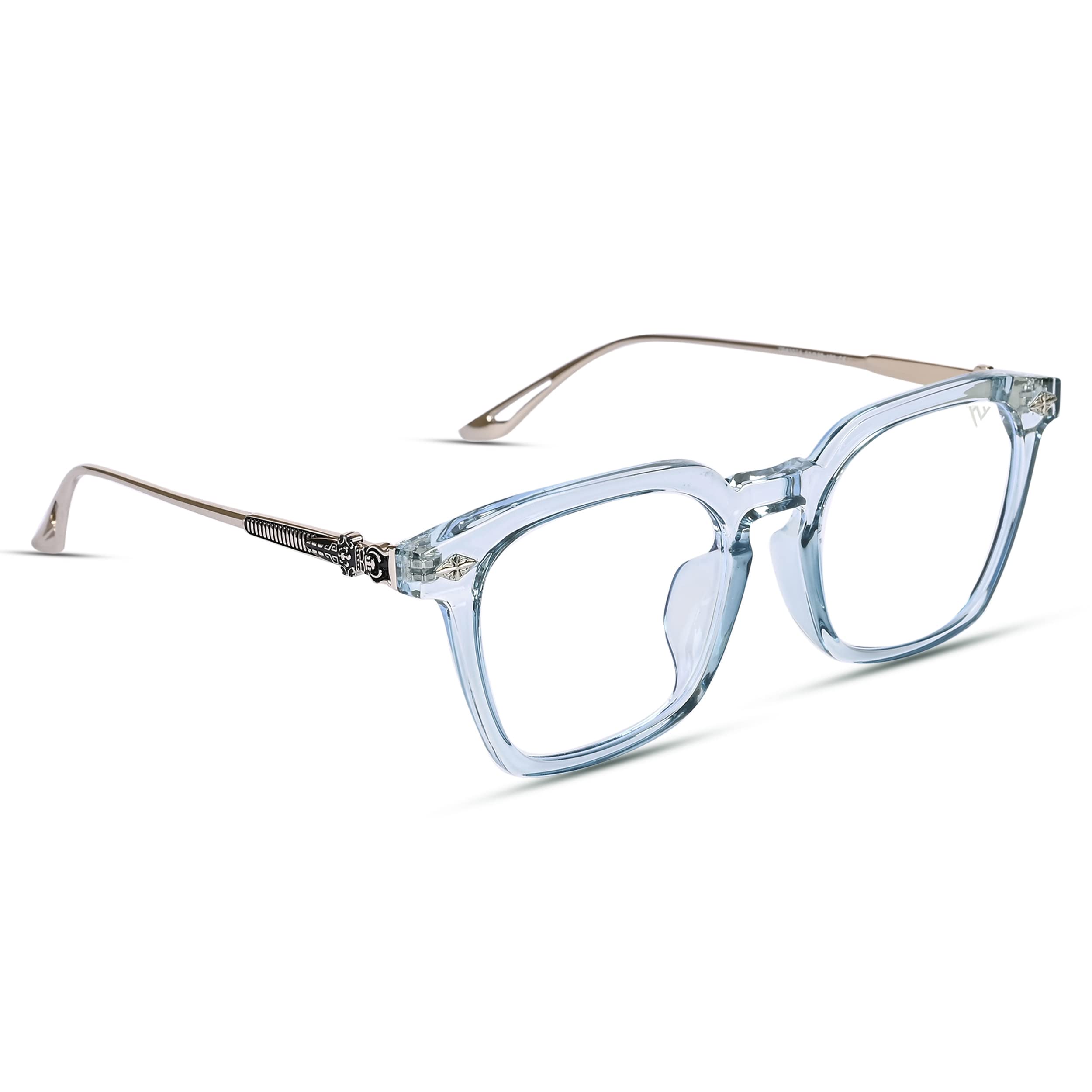 voyage Lightweight Full Rim UV Protected Branded Latest and Stylish Square Frame for Men & Women (Color Variation Available)-picture-32