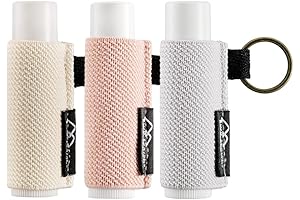 WK IEASON Lip Balm Holder Keychain for Everyday Essentials