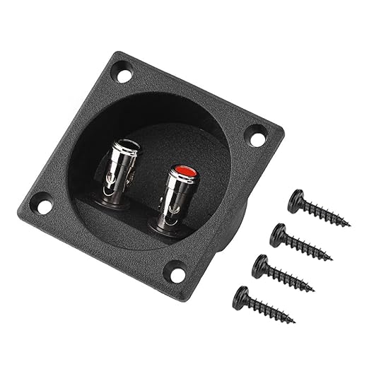 Buy Professional Speaker Terminal Box, 2 Way Speaker Box Terminal Binding Post Screw Cup