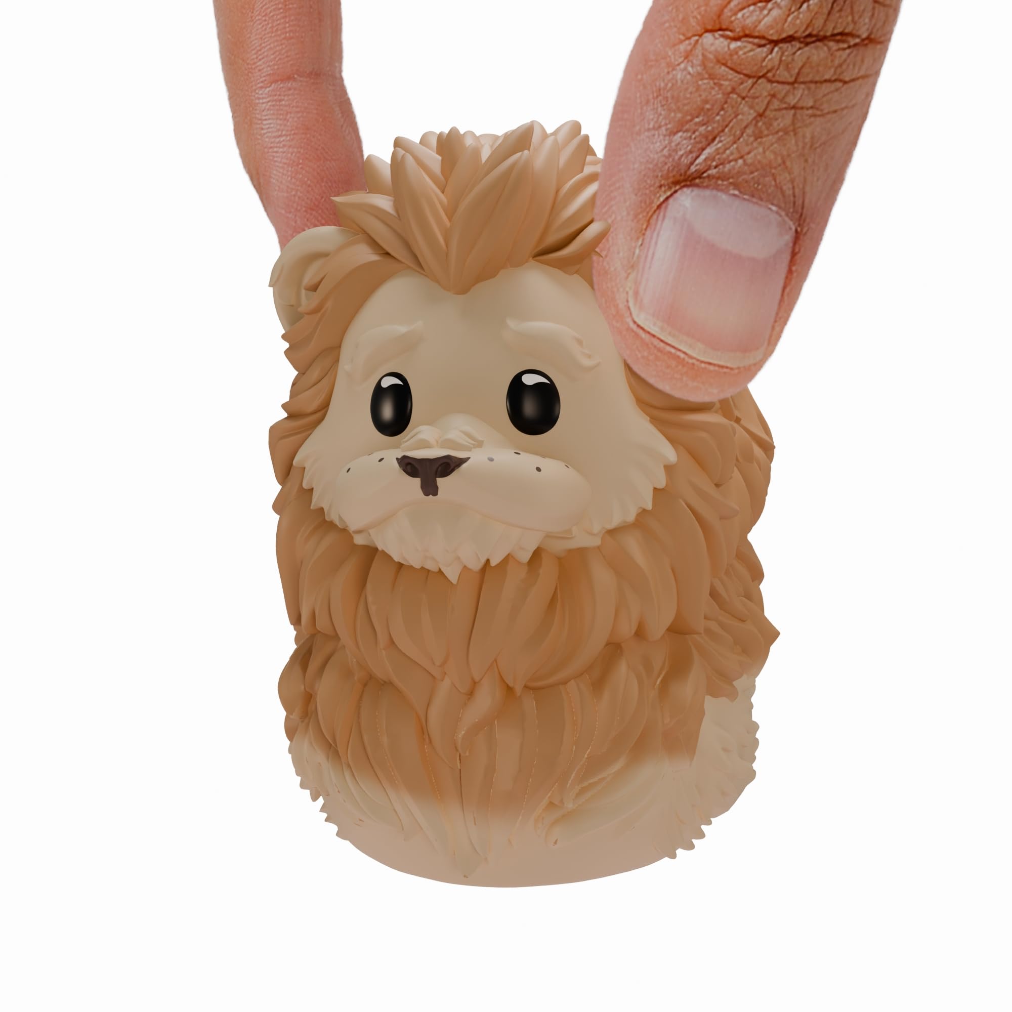TUBBZ Mini: Wicked For Good - Cowardly Lion Cosplaying Rubber Duck Vinyl Figure – Official Collectible for Fans of Wicked