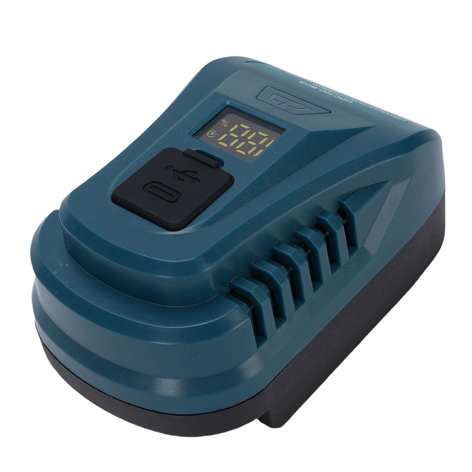 Convertidor doble cargador de carga rápida de 100 W, pantalla LED para batería BAT609 18 V Li, teléfono y tableta