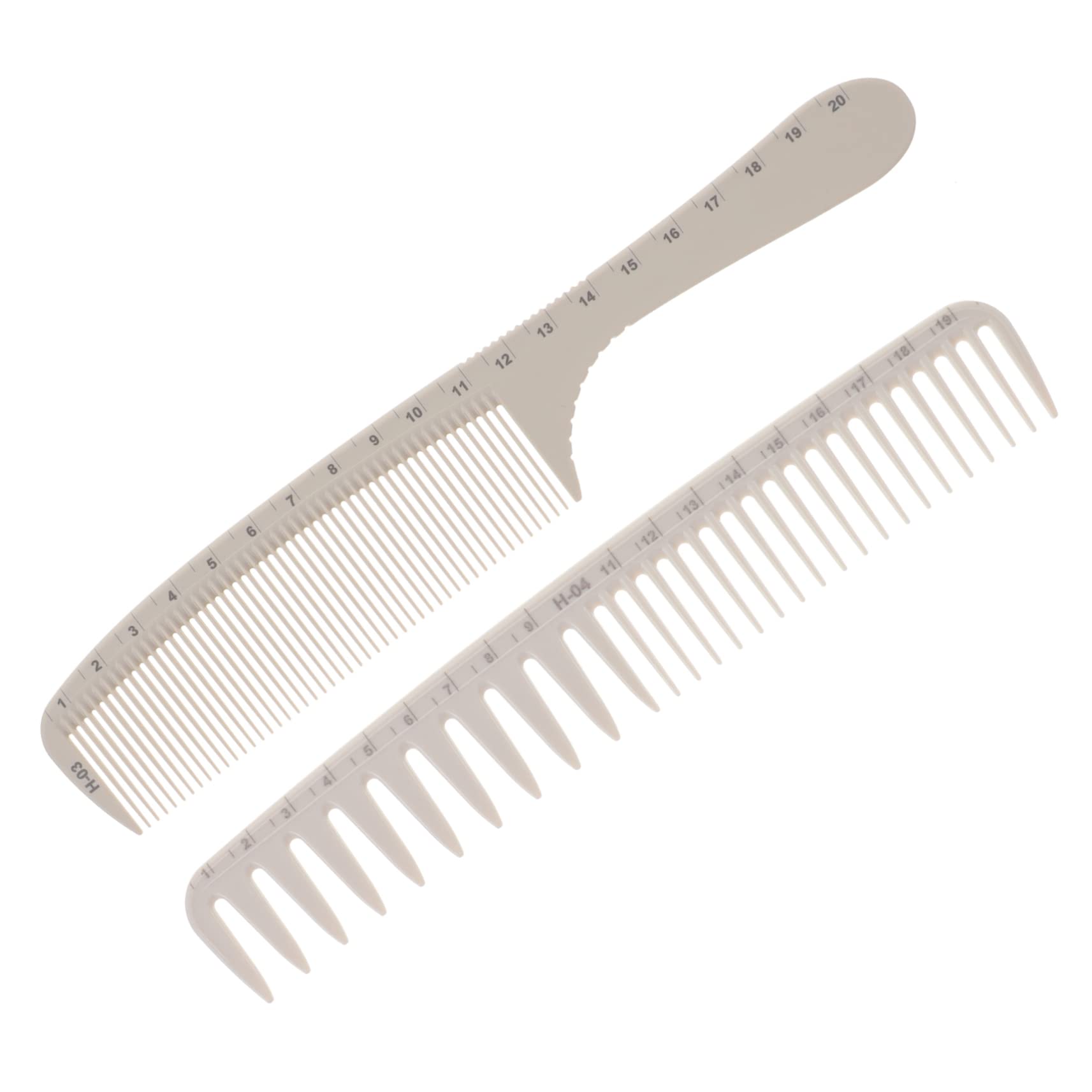 FOMIYES 10piezas Peines De Corte Con Escala Para Pelo Peines De Peluquería Antiestáticos Herramientas De Estilo Para Cortar y Peinar El Cabello Casa o Salón
