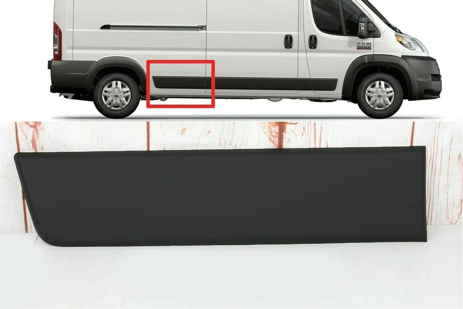MJD Auto Parts Quarter Panel Trim Molding Cover
