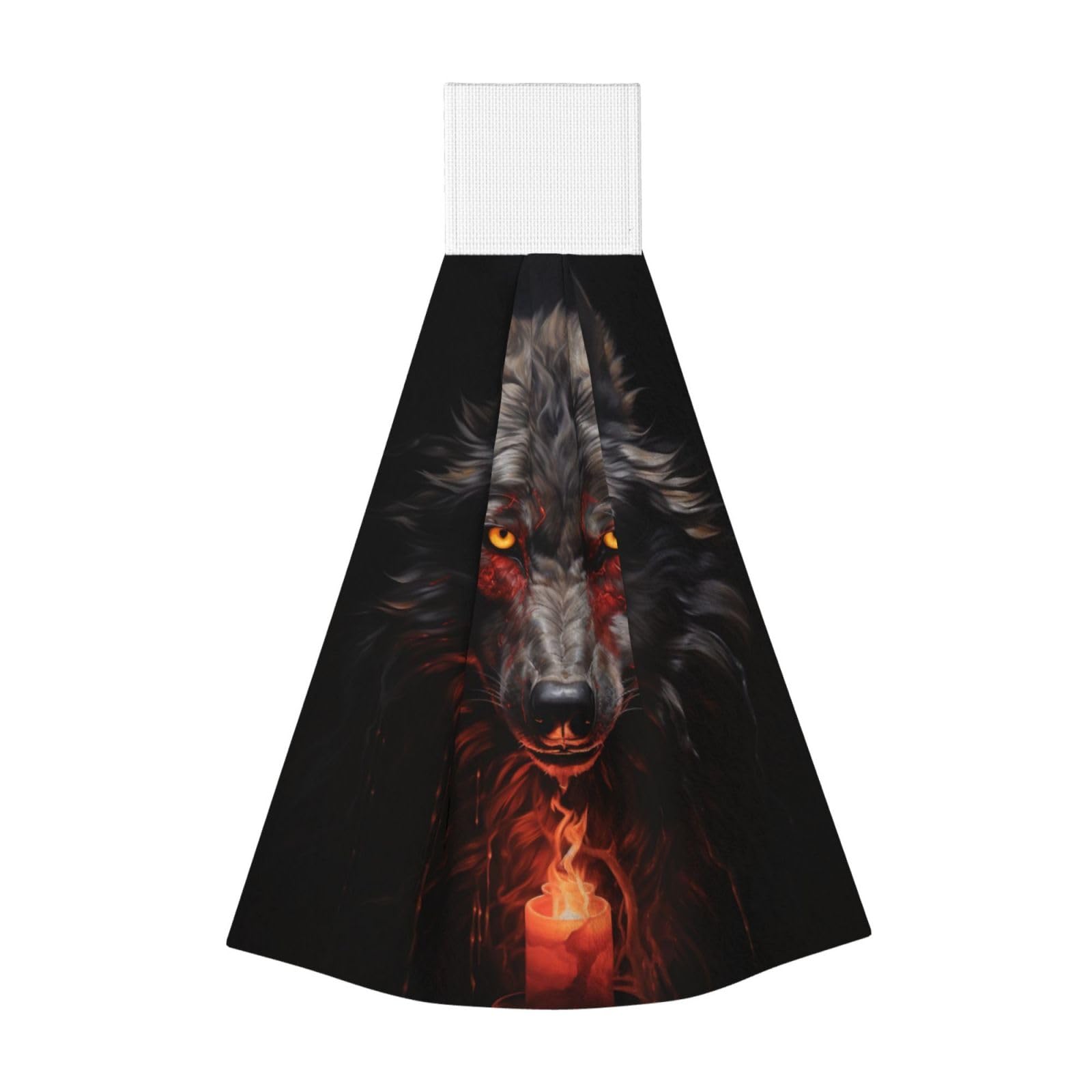 Bad Boy Red Wolf Highly Absorbent Dish Towels Soft Coral Fleece Wipe