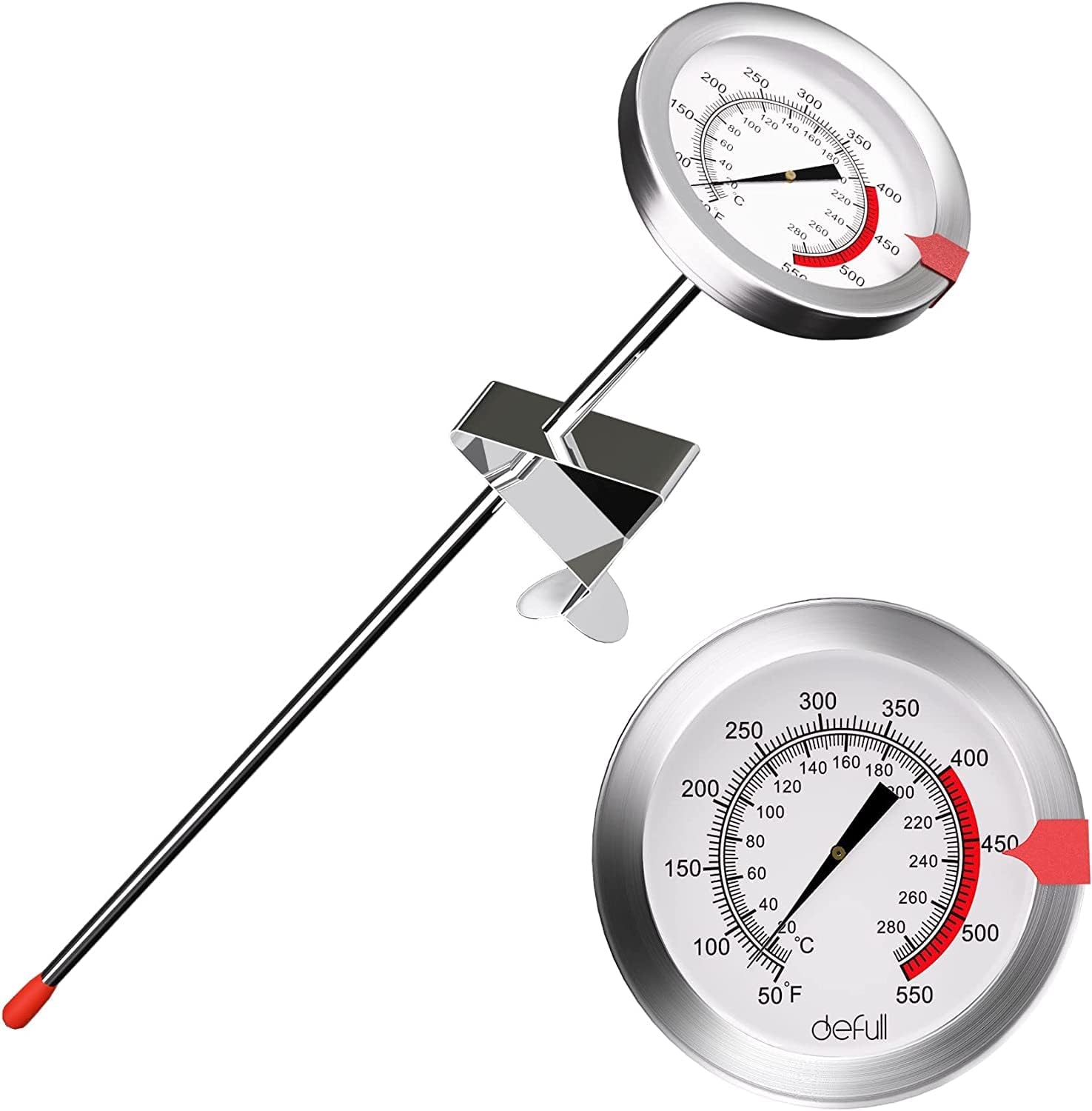 King Kooker SI12 12Inch Deep Fry Thermometer , Silver