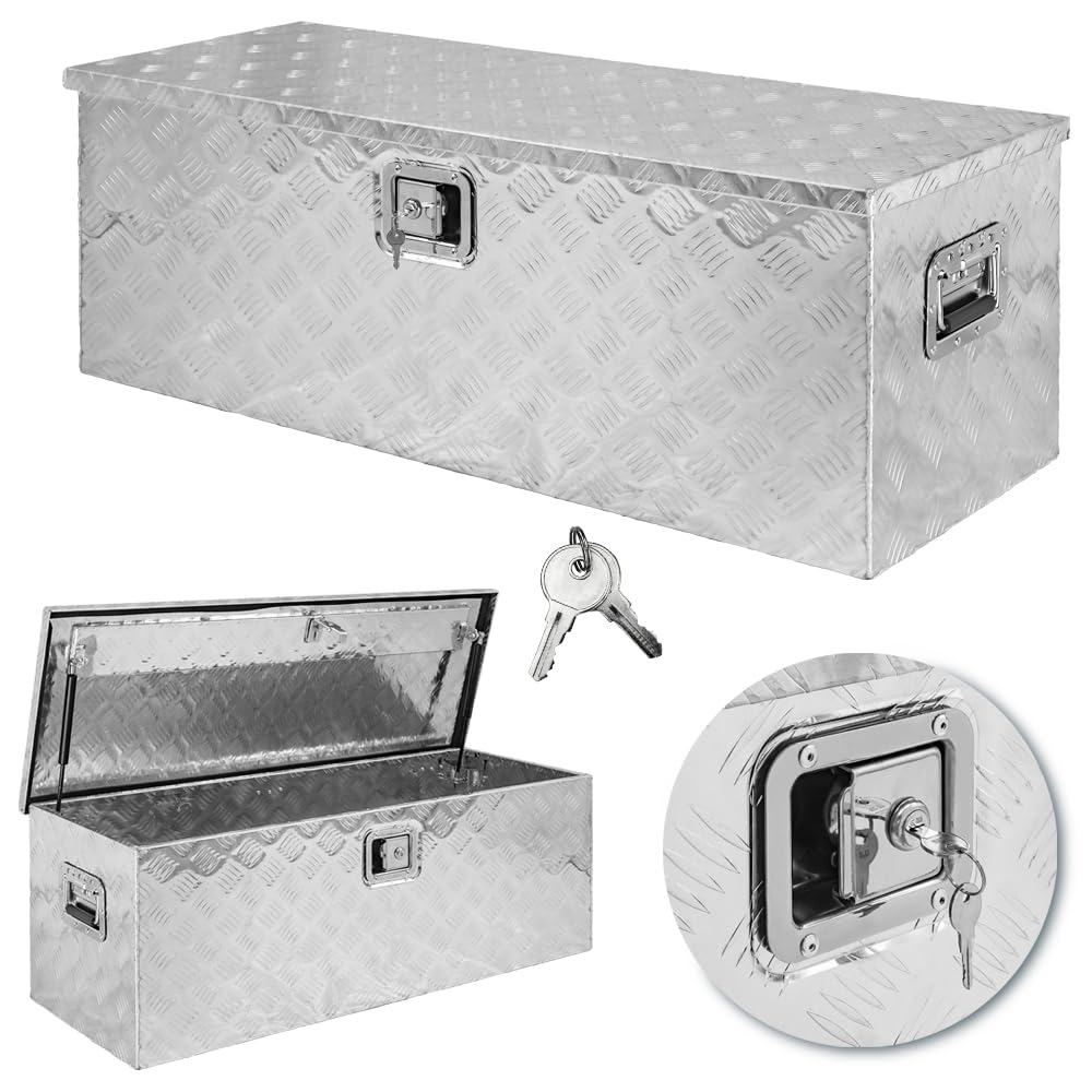 Trucky Zestaw D160 + schowek do zawieszania, skrzynka narzędziowa, skrzynka na przyczepę, aluminiowa skrzynka na przyczepę, pojemnik aluminiowy, pojemnik na wkładkę, pojemnik na przybory