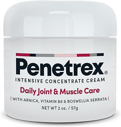 Penetrex Joint & Muscle Therapy - Soothing Muscle Rub for Back, Neck, Hands, Feet - Premium Whole Body Rub with Arnica, Vitamin B6 MSM & Boswellia - Non-Greasy 2oz Cream